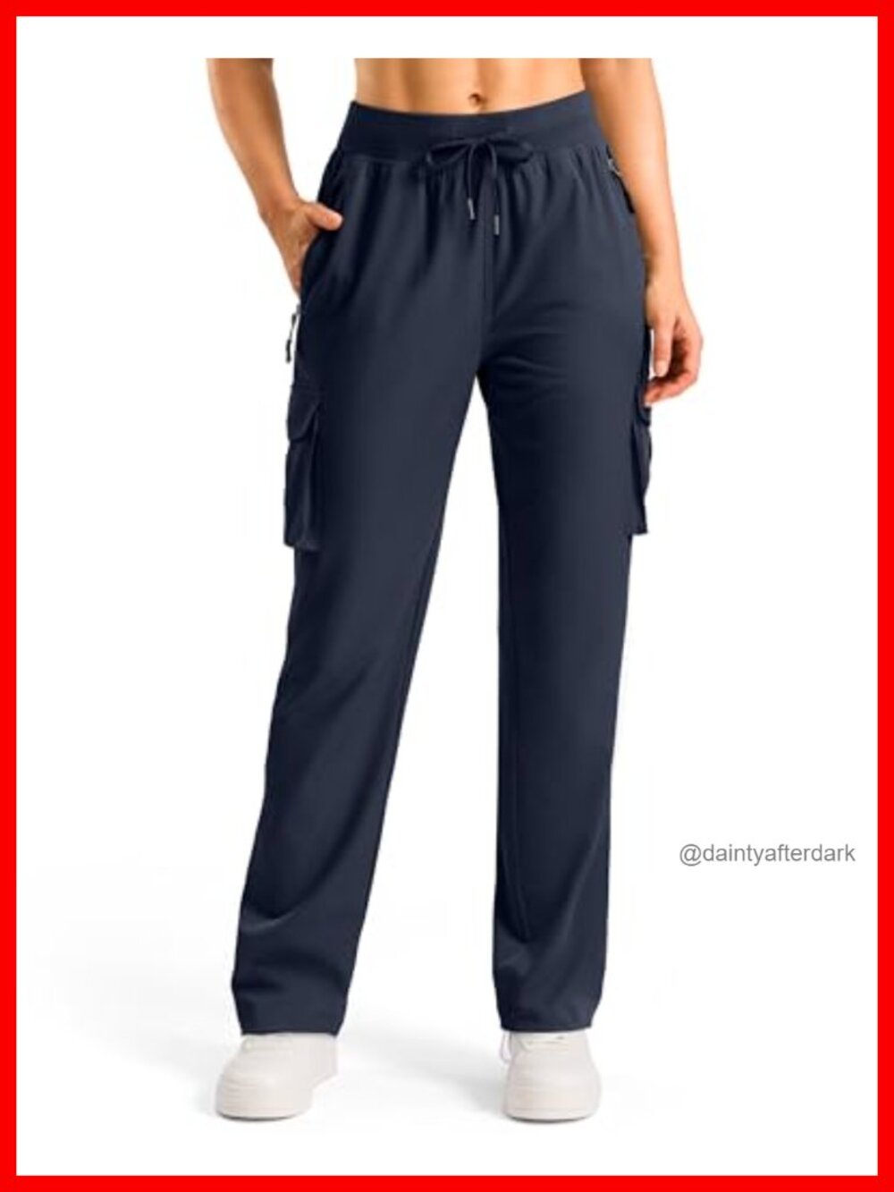 Lightweight Quick Dry Cargo Hiking Pants UPF50+ 6 Pockets Travel Outdoor